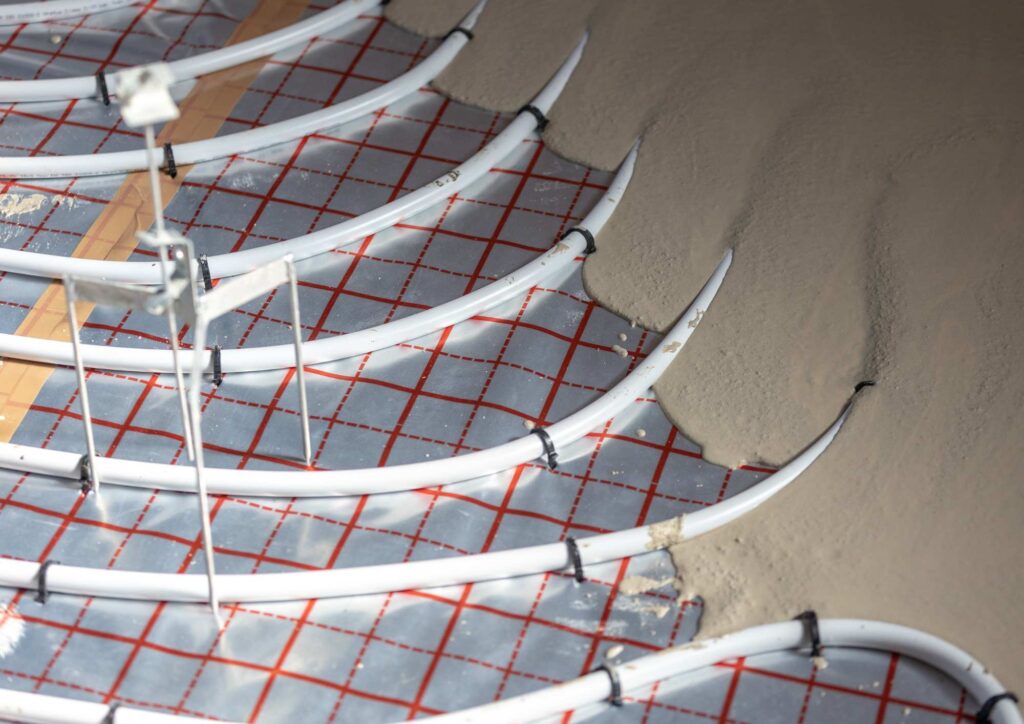 Vloerverwarming en anhydriet